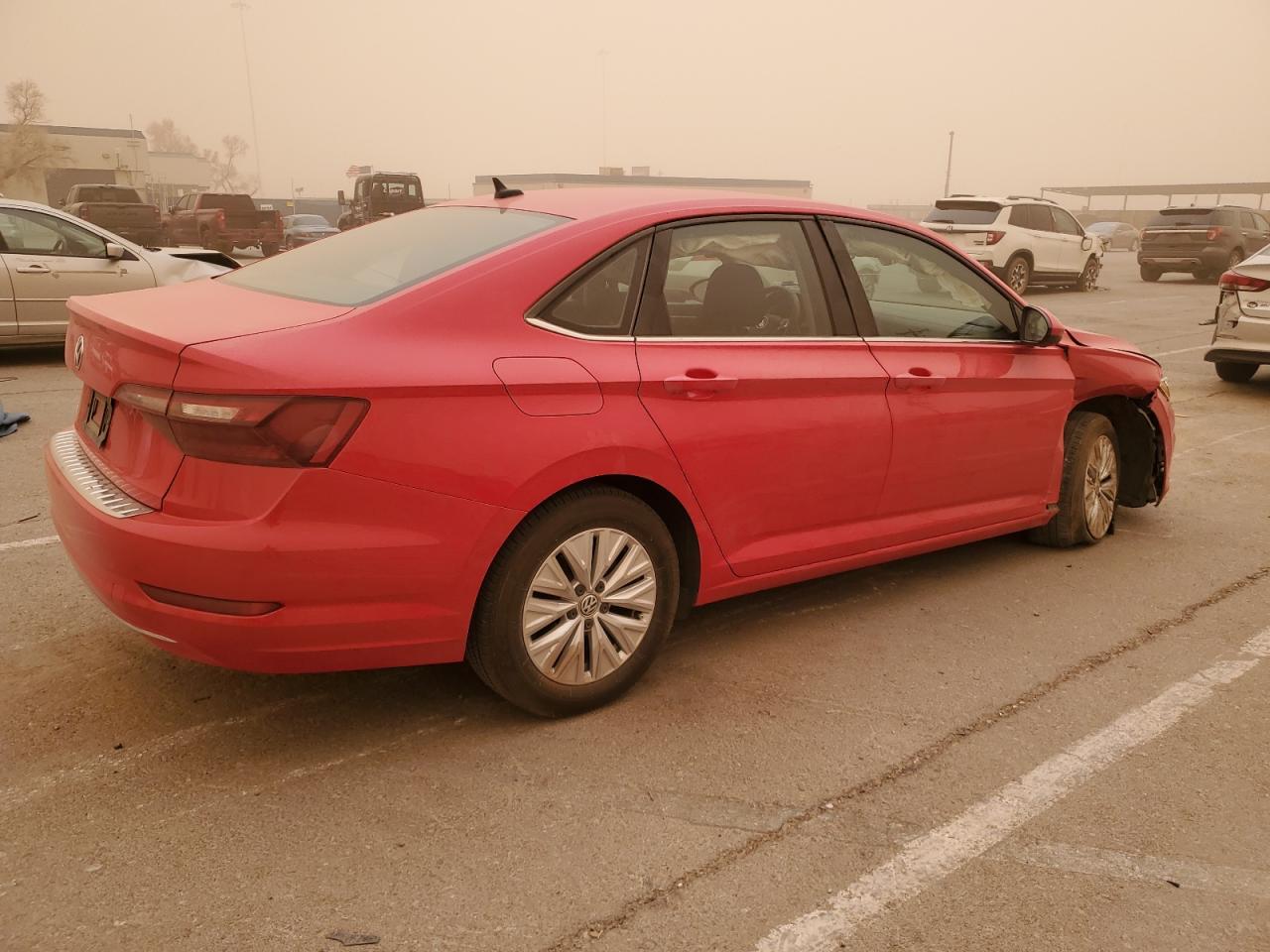 2020 Volkswagen Jetta VIN 3VWCB7BUXLM076078 Copart auction photo, front end / side damage thumbnail 3