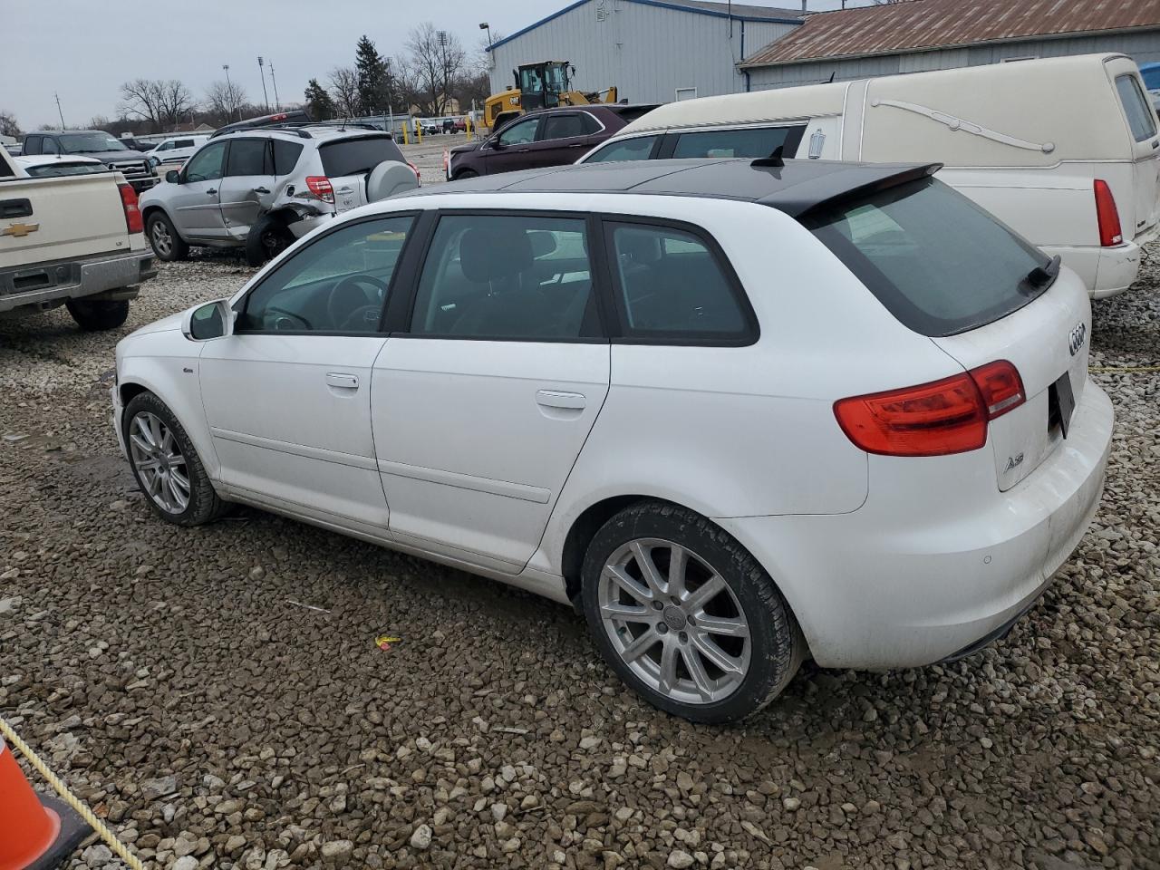 2012 Audi A3 VIN WAUKJAFMXCA055167 Copart auction photo, front end damage thumbnail 2