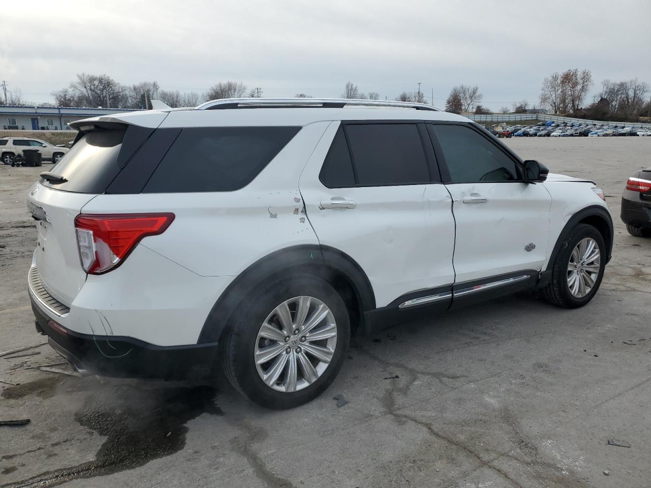 2022 Ford Explorer VIN 1FM5K7LC1NGA03532 Copart auction photo, side damage thumbnail 3