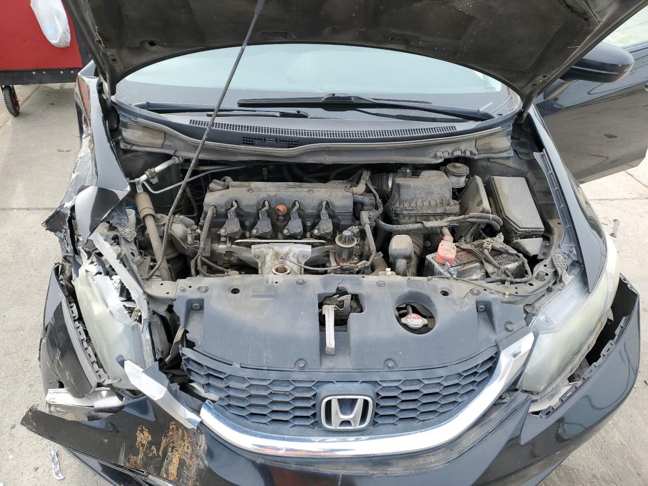 2014 Honda Civic VIN 19XFB2F55EE268124 Copart auction photo, front end damage thumbnail 11