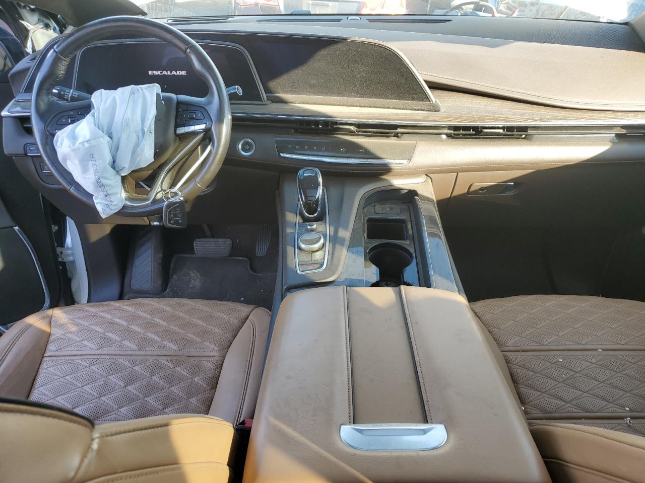 2022 Cadillac Escalade VIN 1GYS4BKL6NR153415 Copart auction photo, front end / rear end damage thumbnail 8