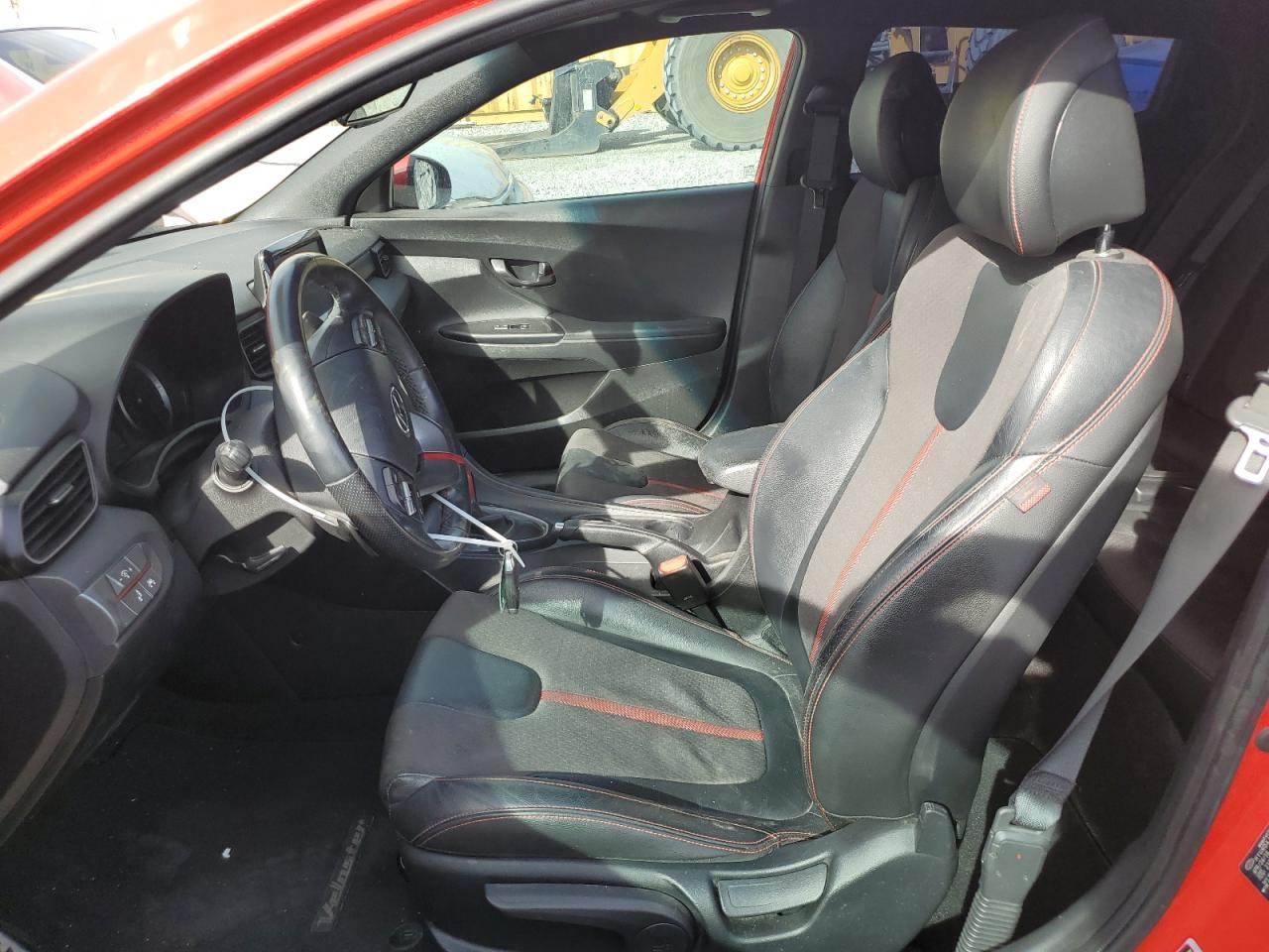 2019 Hyundai Veloster VIN KMHTH6AB5KU005369 Copart auction photo, undercarriage / front end damage thumbnail 7