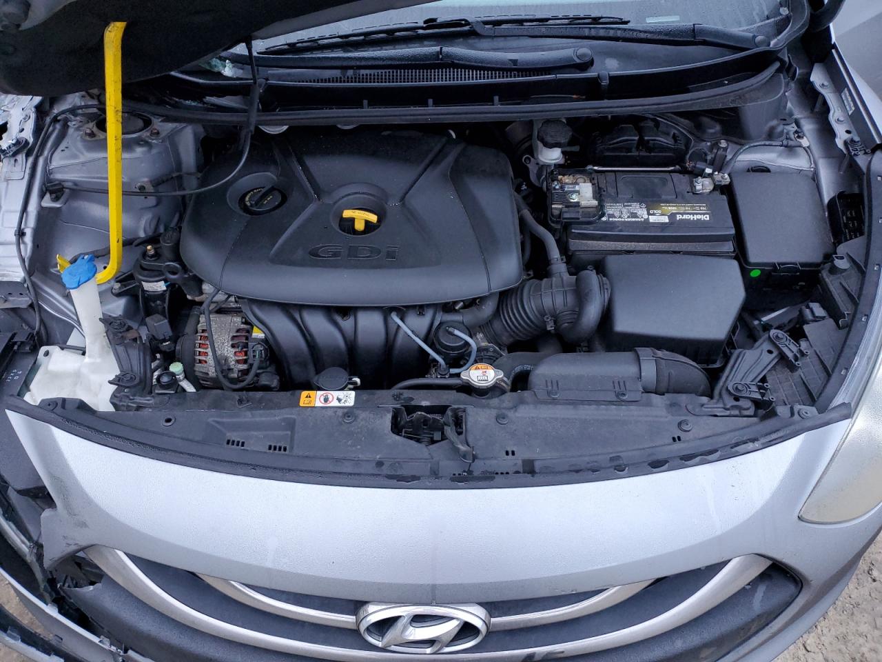 2015 Hyundai Elantra VIN KMHD35LH3FU240714 Copart auction photo, front end / side damage thumbnail 11
