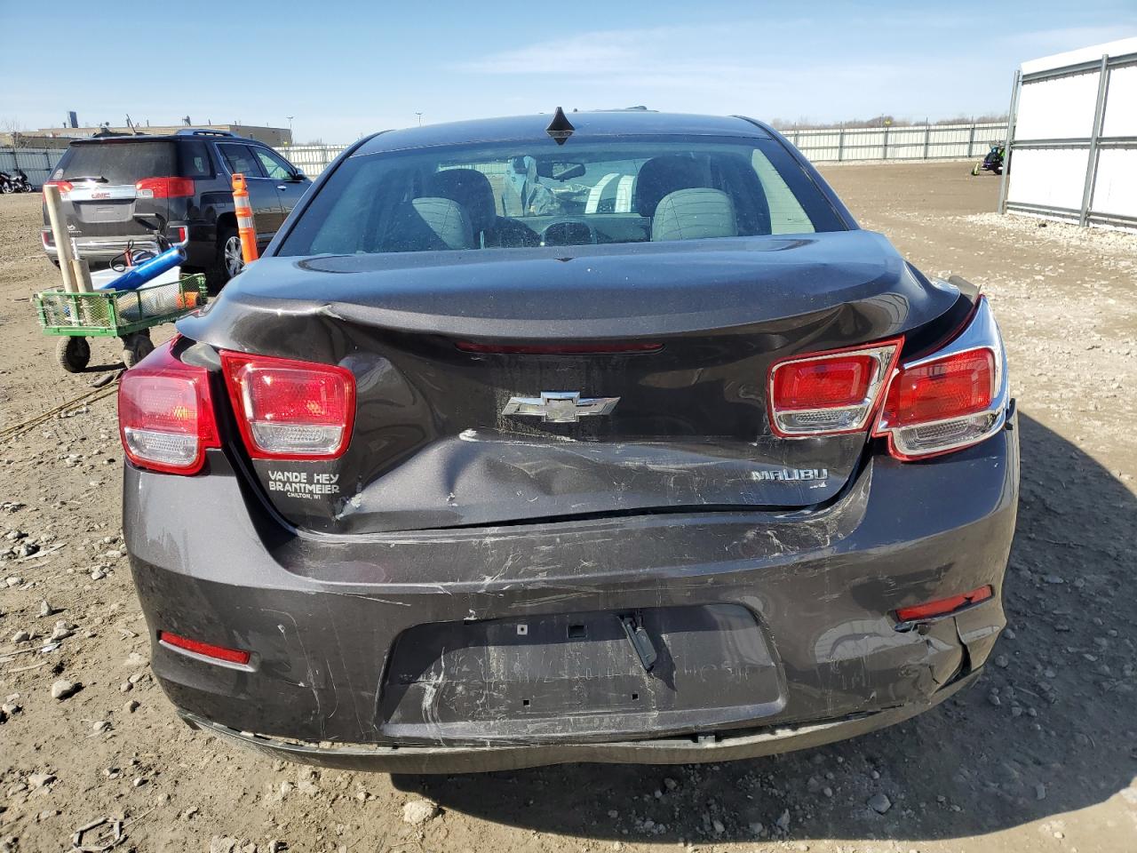 2013 Chevrolet Malibu VIN 1G11B5SA5DF338376 Copart auction photo, rear end damage thumbnail 6