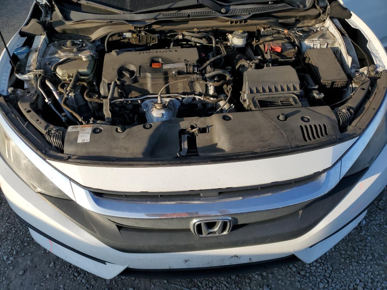 2017 Honda Civic VIN 19XFC2F53HE218226 Copart auction photo, rear end damage thumbnail 11