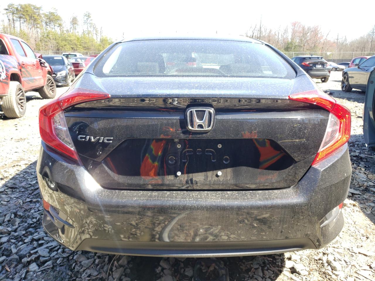 2018 Honda Civic VIN 19XFC2F55JE204852 Copart auction photo, front end / mechanical damage thumbnail 6