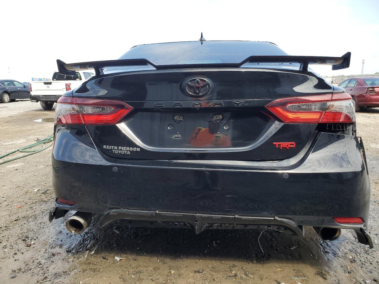 2022 Toyota Camry VIN 4T1KZ1AK1NU066198 Copart auction photo, side / rear end damage thumbnail 6