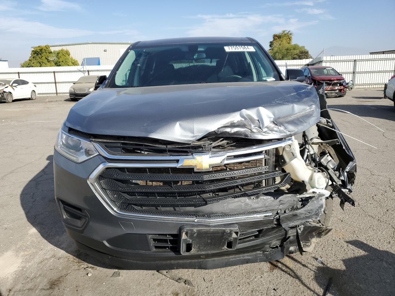 2021 Chevrolet Traverse VIN 1GNERFKW1MJ149721 Copart auction photo, front end damage thumbnail 5