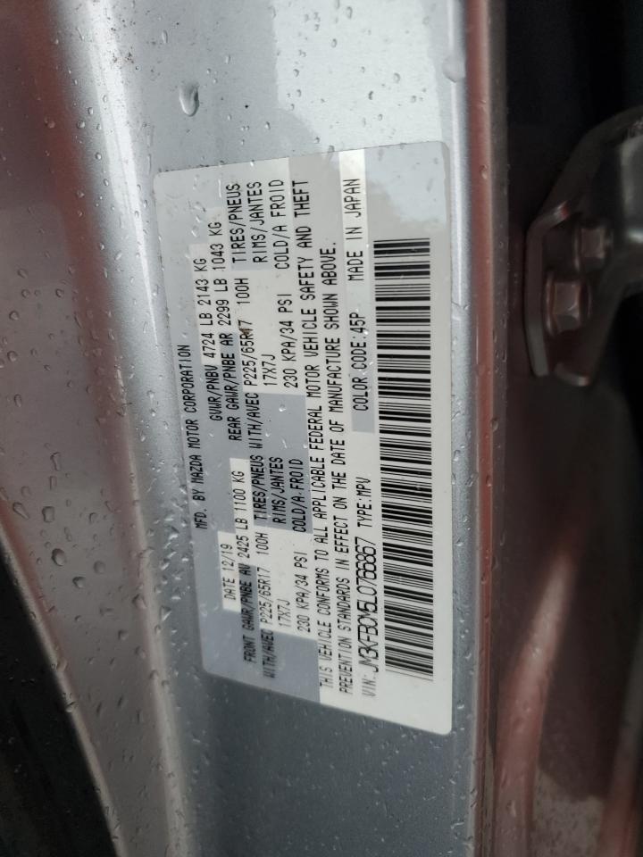 2020 Mazda CX-5 VIN JM3KFBCM5L0766867 Copart auction photo, front end / rear end damage thumbnail 16