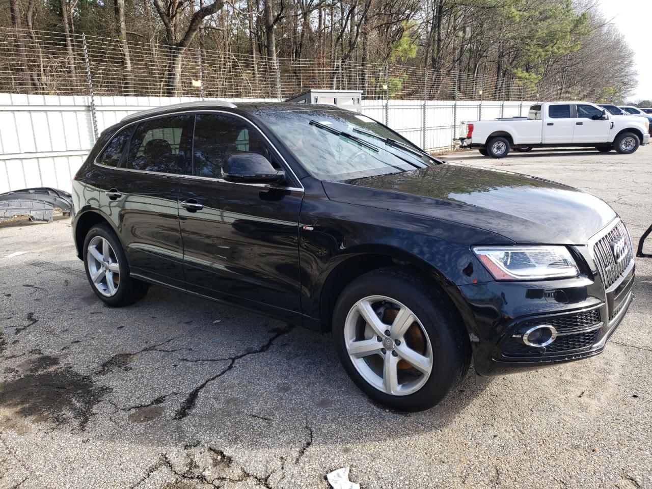 2017 Audi Q5 VIN WA1M2AFP5HA060393 Copart auction photo, side damage thumbnail 4