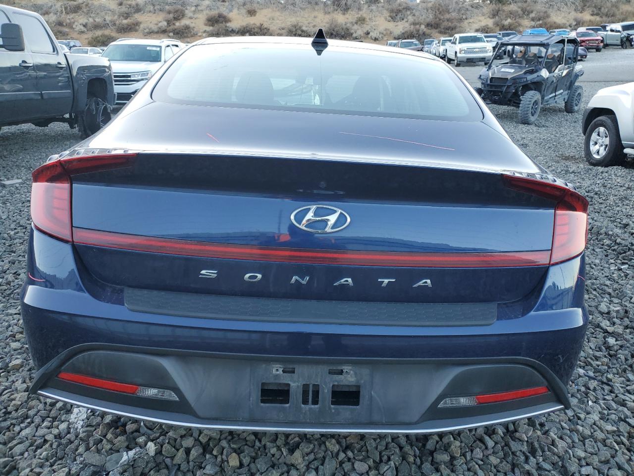 2021 Hyundai Sonata VIN 5NPEG4JA8MH079250 Copart auction photo, front end / side damage thumbnail 6