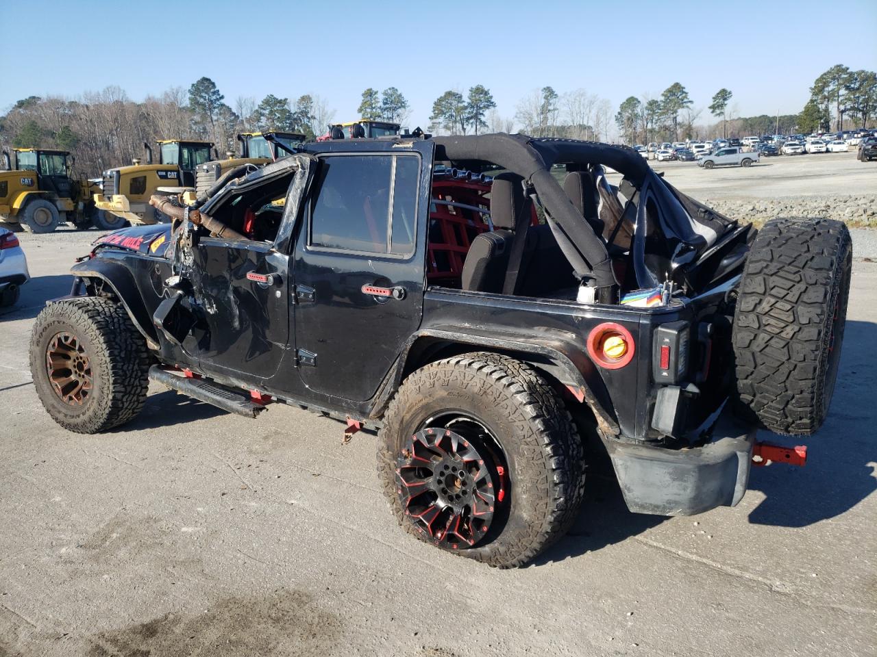 2017 Jeep Wrangler VIN 1C4BJWFG0HL511862 Copart auction photo, rollover / undercarriage damage thumbnail 2