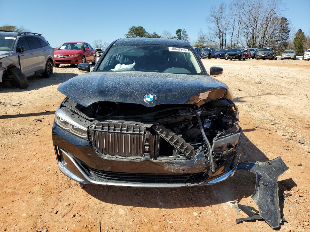 2020 BMW 7er VIN WBA7T2C07LCD79725 Copart auction photo, front end damage thumbnail 5