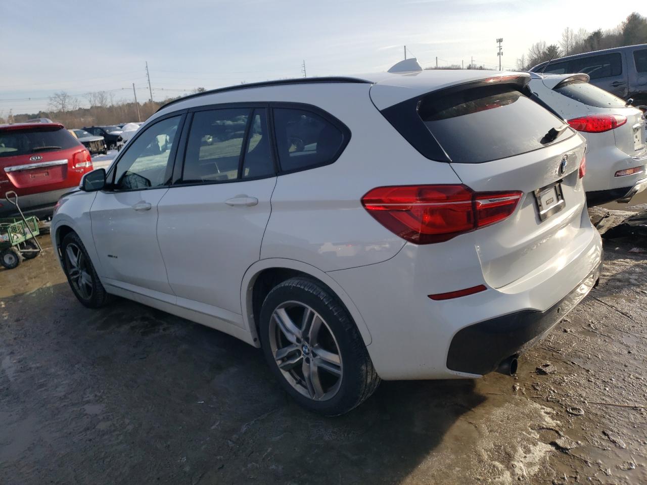 2017 BMW X1 VIN WBXHT3C3XH5F77236 Copart auction photo, front end damage thumbnail 2