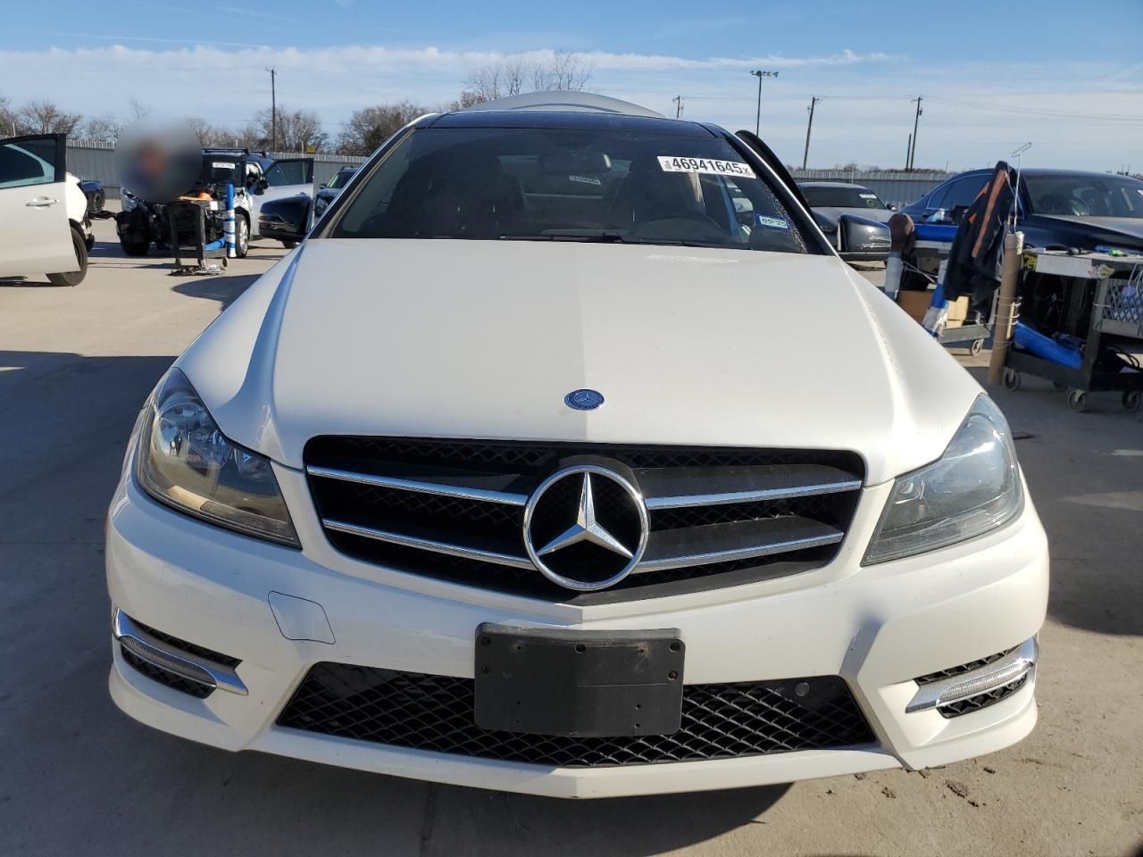 2014 Mercedes-Benz C-klasse VIN WDDGJ4HB5EG278454 Copart auction photo, side damage thumbnail 5