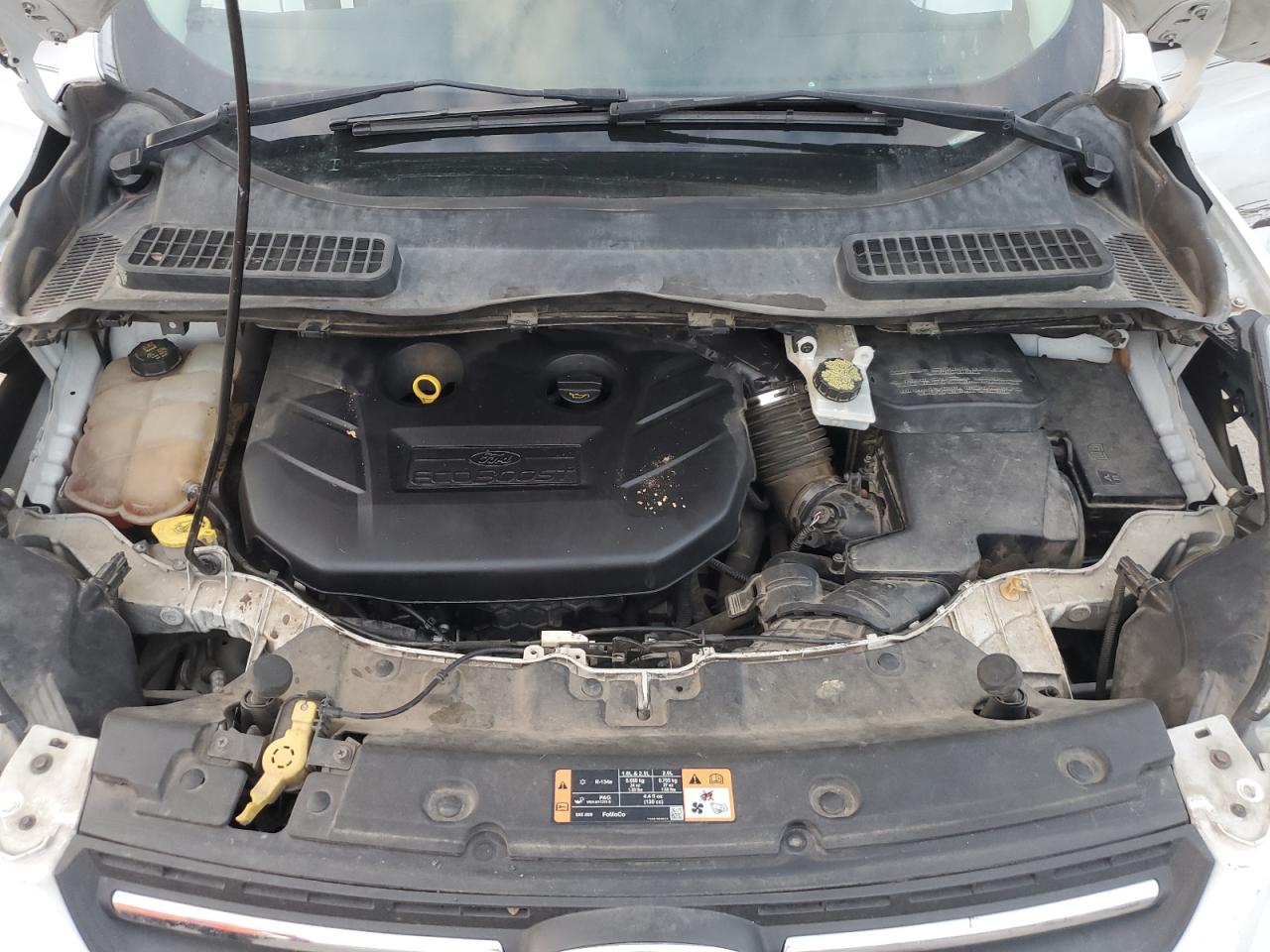 2015 Ford Escape VIN 1FMCU0G90FUB32257 Copart auction photo, undercarriage / side damage thumbnail 14