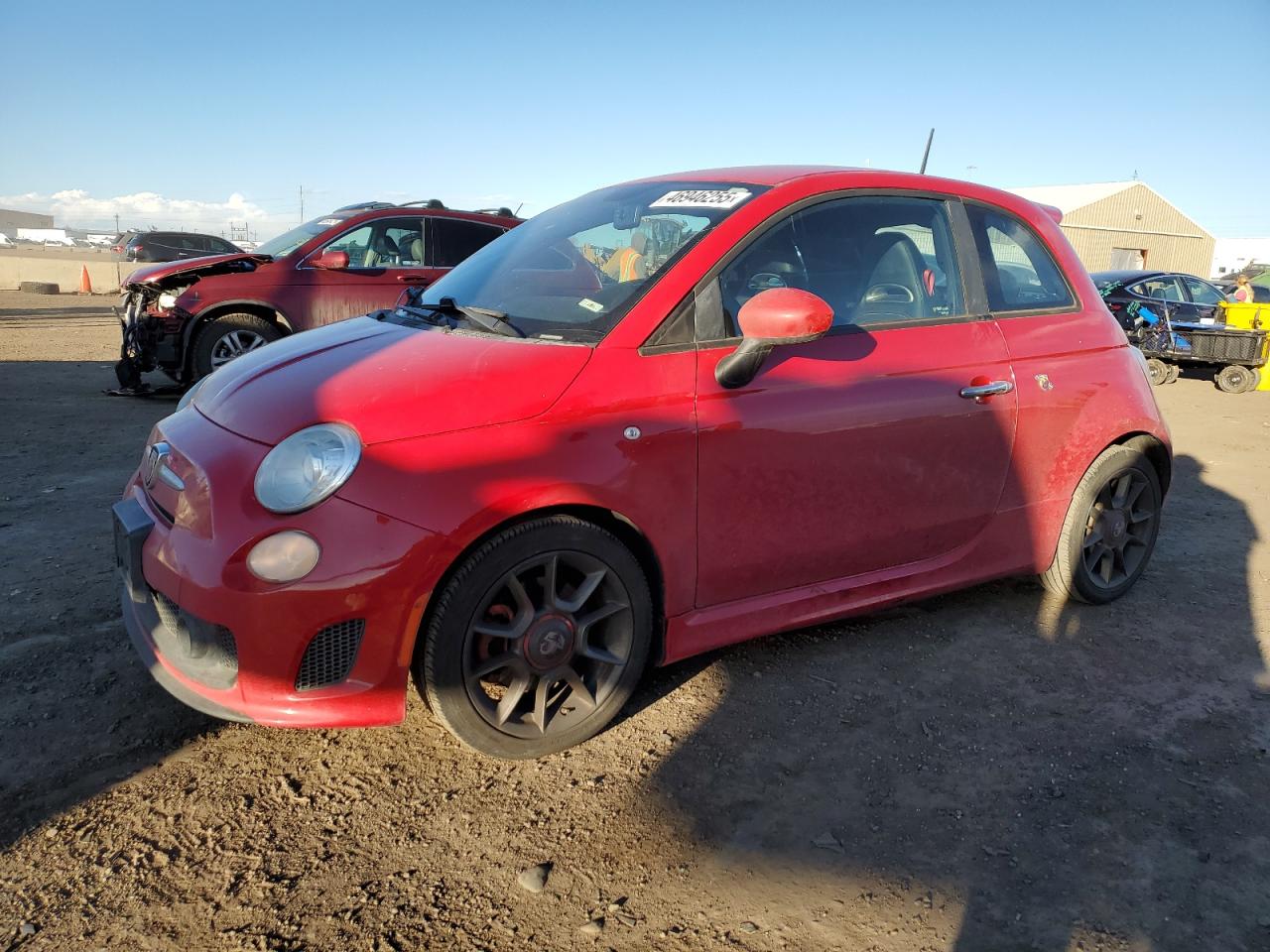2013 Fiat 500 VIN 3C3CFFFH3DT747777 - Copart auction photo