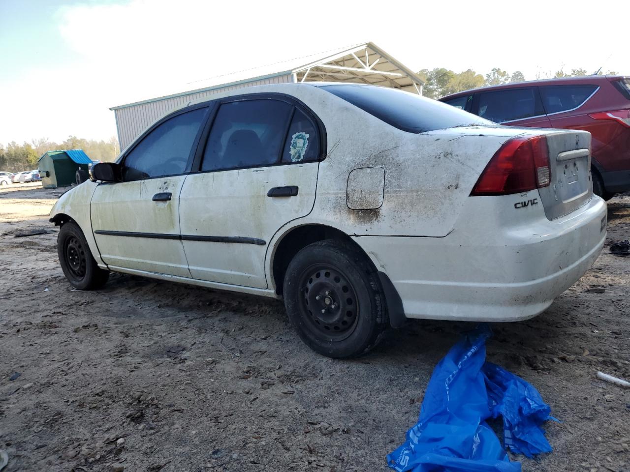 2004 Honda Civic VIN 2HGES163X4H536190 Copart auction photo, front end damage thumbnail 2