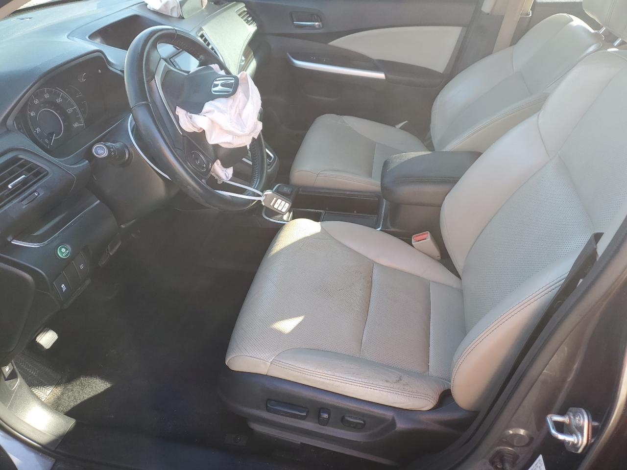 2015 Honda CR-V VIN 2HKRM3H73FH539139 Copart auction photo, front end / side damage thumbnail 7