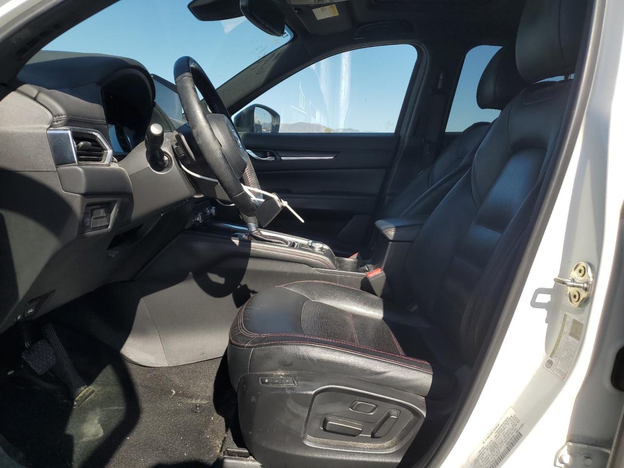 2022 Mazda CX-5 VIN JM3KFBAY5N0525299 Copart auction photo, front end / side damage thumbnail 7