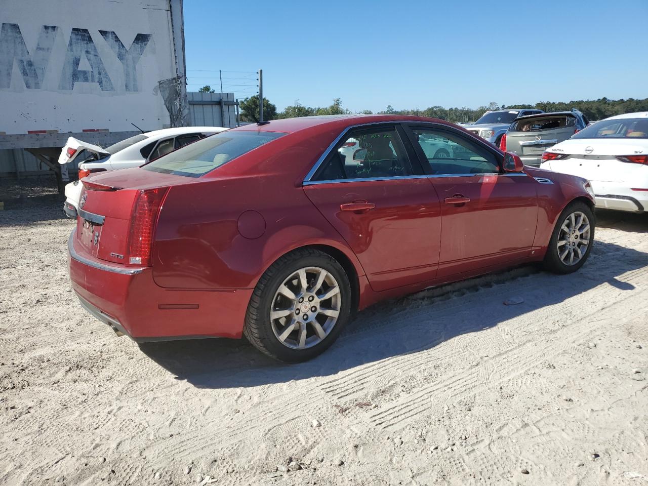 2008 Cadillac CTS VIN 1G6DV57V480211590 Copart auction photo, front end damage thumbnail 3