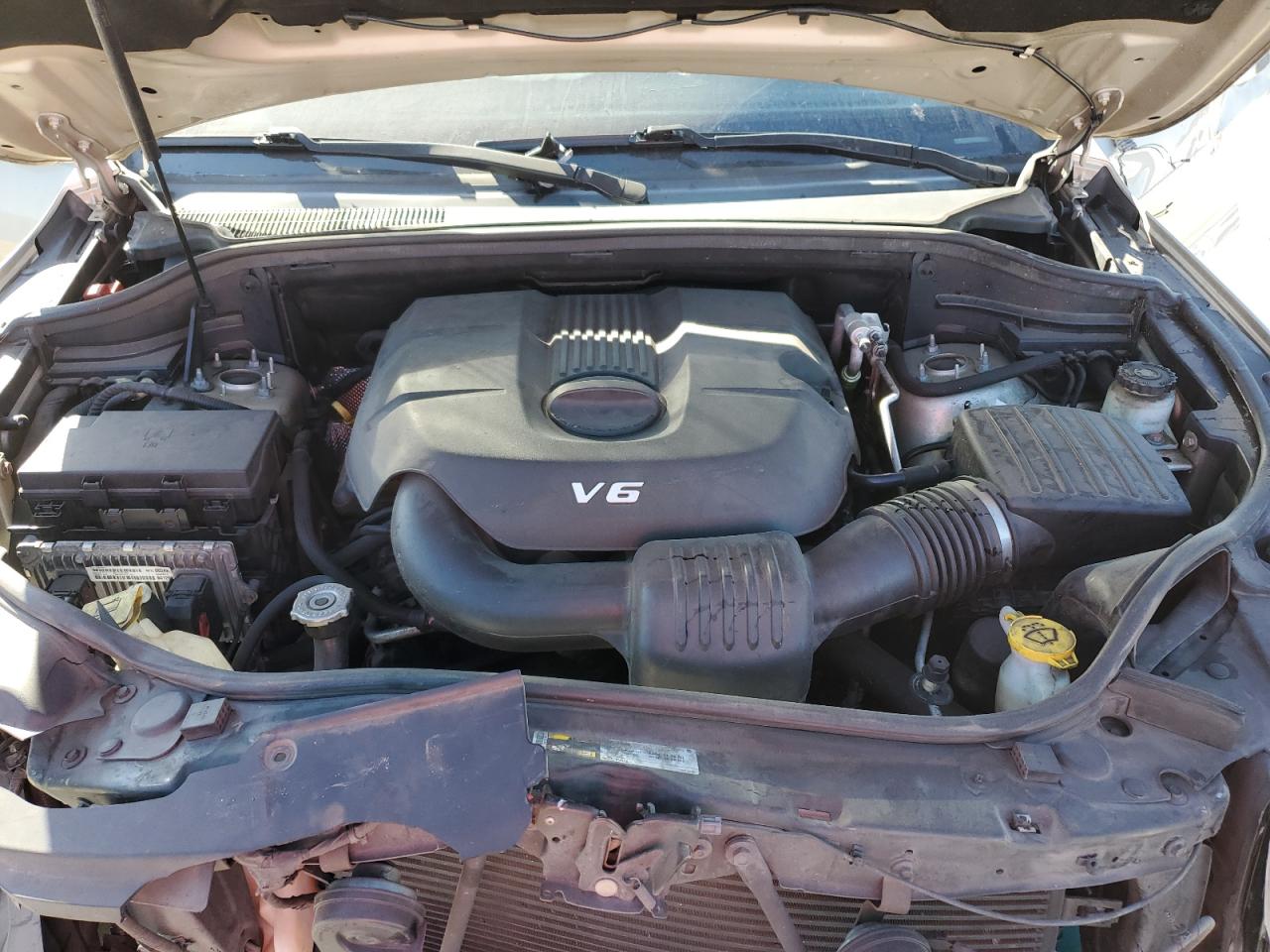 2014 Jeep Grand Cherokee VIN 1C4RJFAG1EC385612 Copart auction photo, rollover damage thumbnail 12