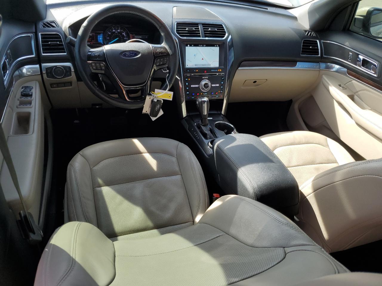 2018 Ford Explorer VIN 1FM5K7FH2JGC12361 Copart auction photo, front end / side damage thumbnail 8