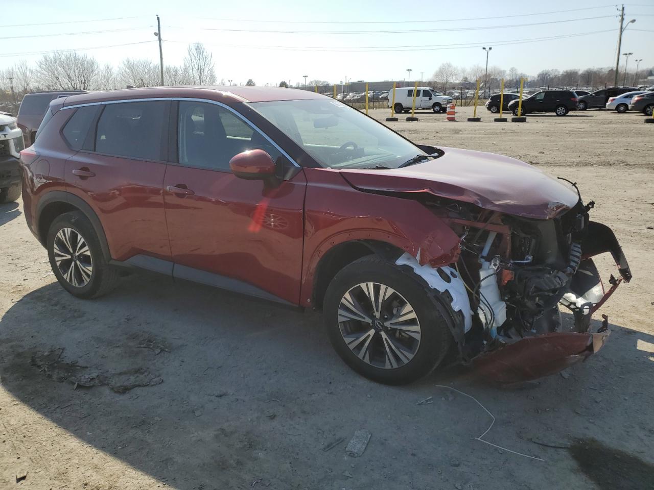2023 Nissan Rogue VIN 5N1BT3BA5PC944100 Copart auction photo, front end / minor dent/scratches damage thumbnail 4
