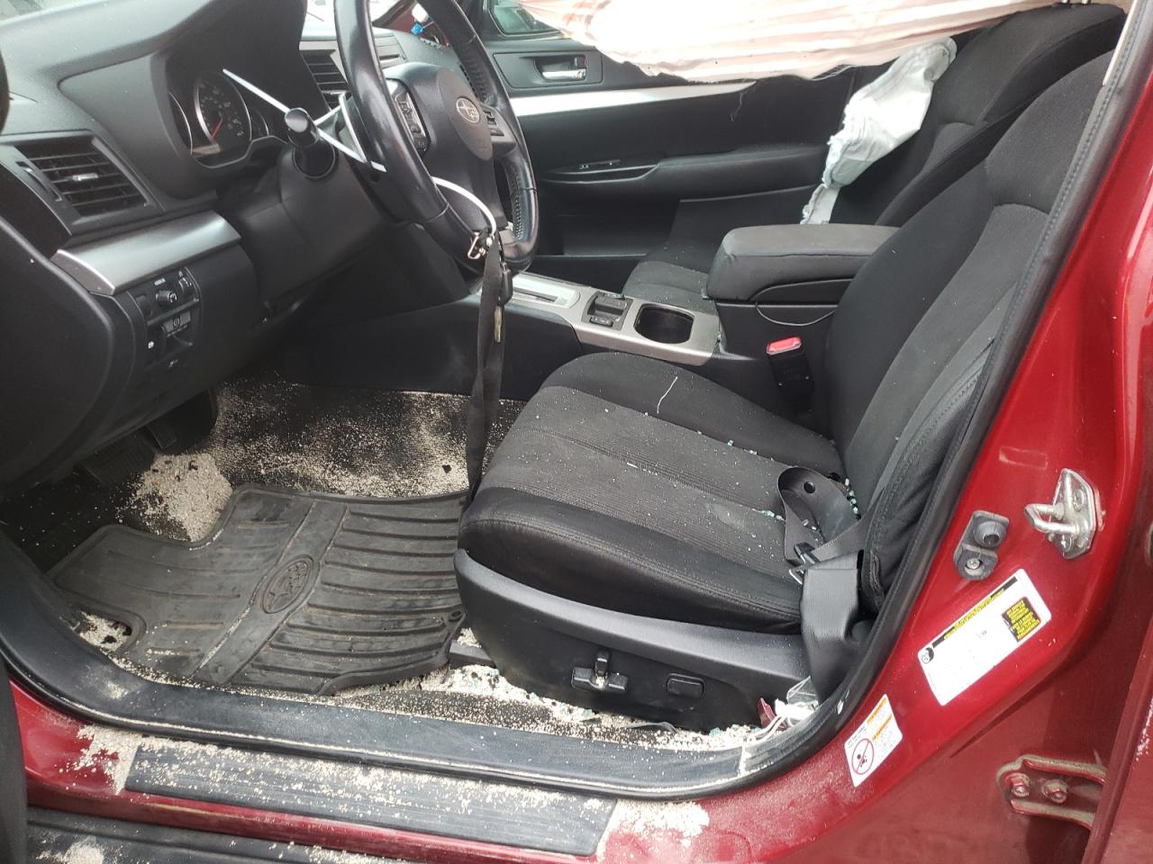 2014 Subaru Outback VIN 4S4BRBDC8E3318111 Copart auction photo, side / front end damage thumbnail 7
