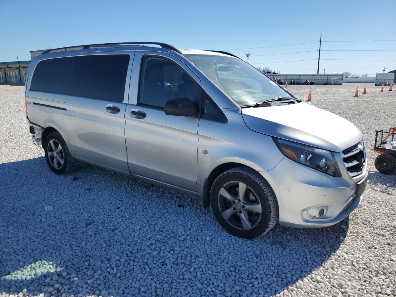 2016 Mercedes-Benz Metris VIN WD4PG2EE5G3140425 Copart auction photo, rear end / minor dent/scratches damage thumbnail 4
