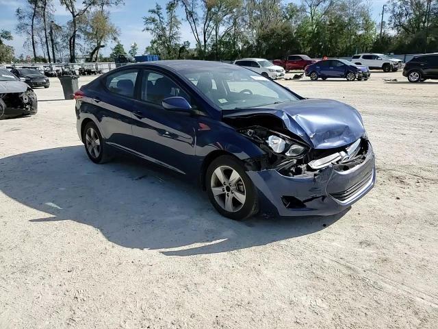2013 Hyundai Elantra VIN KMHDH4AE6DU835185 Copart auction photo, front end damage thumbnail 11