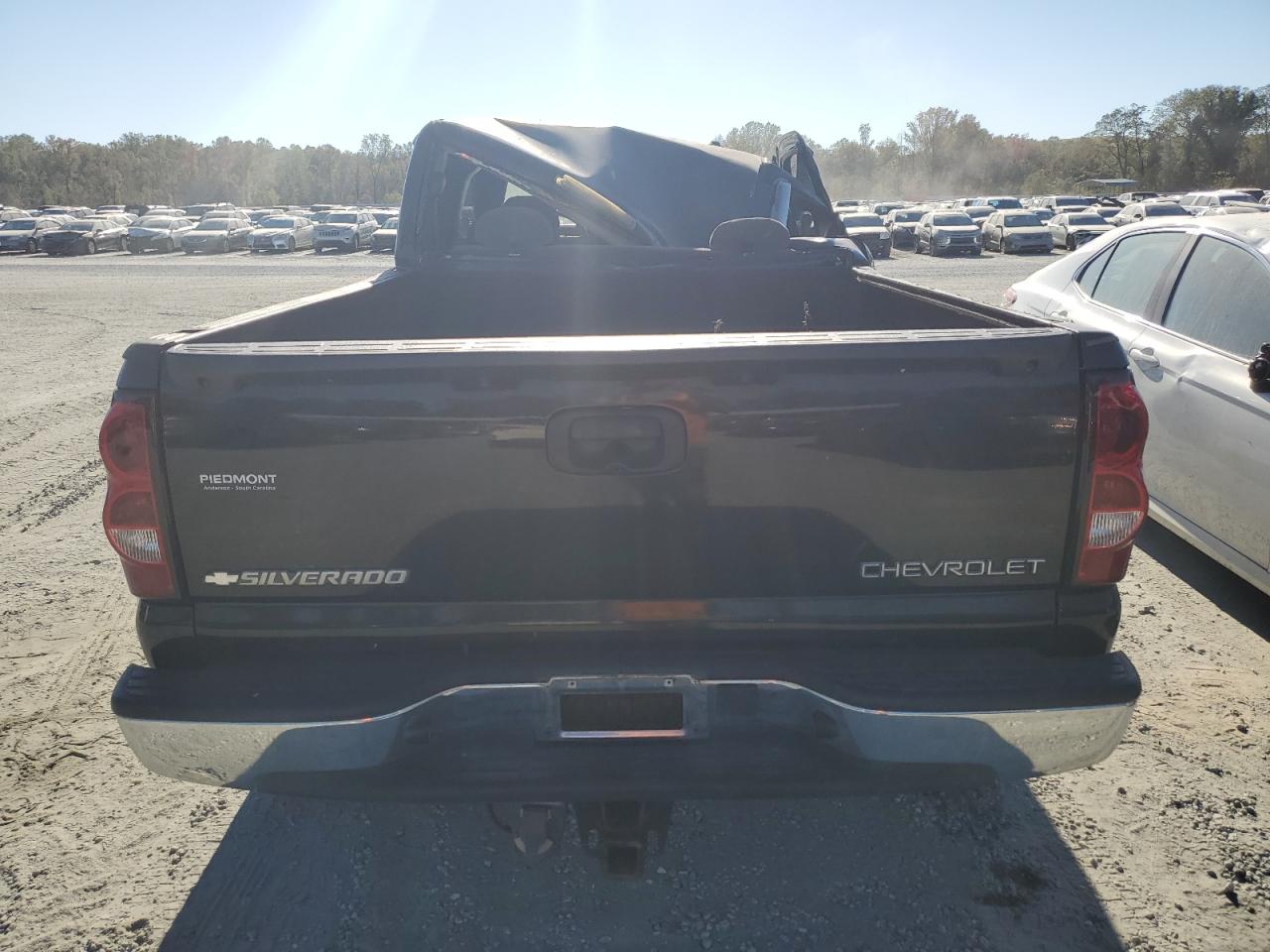 2005 Chevrolet Silverado VIN 1GCEK19BX5E241519 Copart auction photo, top/roof damage thumbnail 6