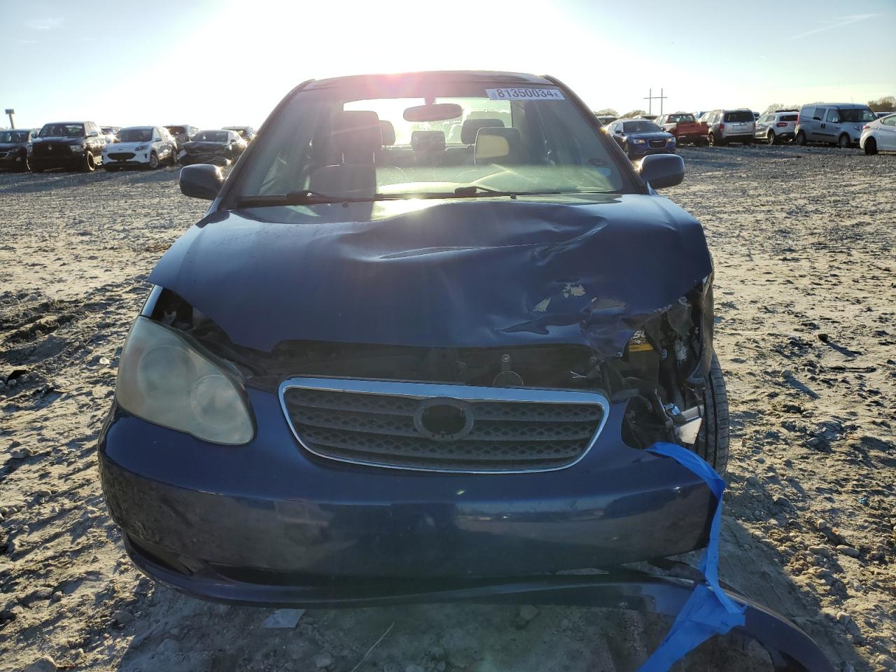 2007 Toyota Corolla VIN 1NXBR32E97Z782533 Copart auction photo, front end / side damage thumbnail 5