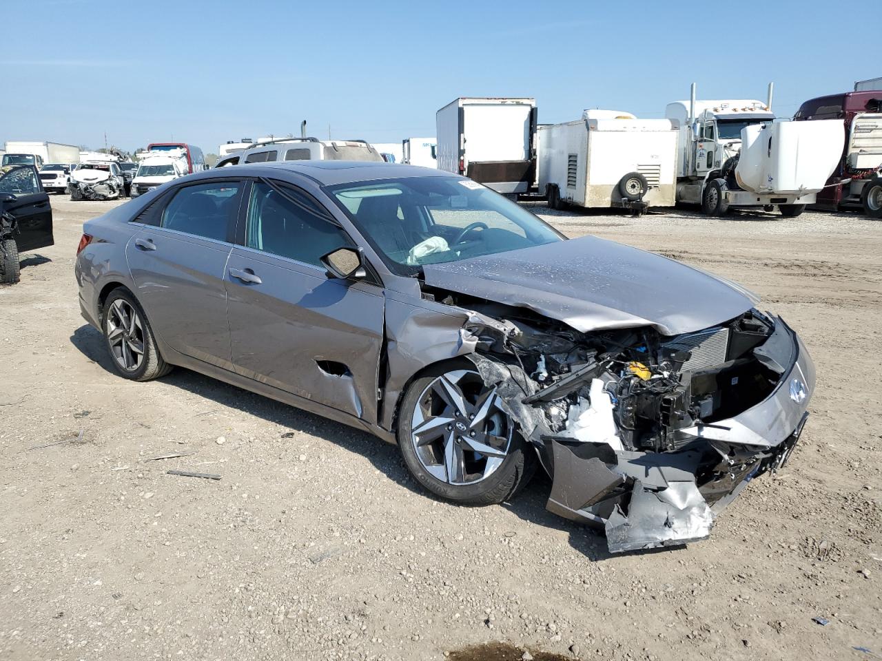 2022 Hyundai Elantra VIN KMHLP4AG9NU332557 Copart auction photo, front end damage thumbnail 4