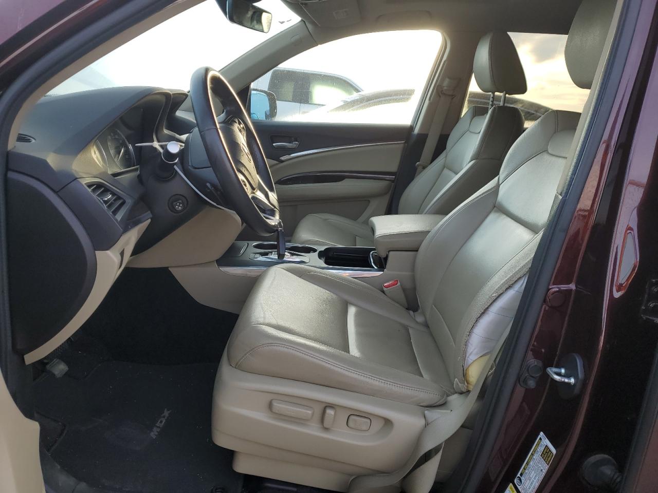 2016 Acura MDX VIN 5FRYD4H48GB048930 Copart auction photo, front end / side damage thumbnail 7