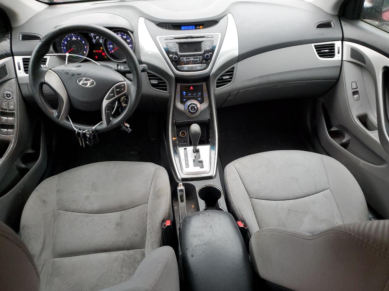 2013 Hyundai Elantra VIN 5NPDH4AE6DH452720 Copart auction photo, vandalism / front end damage thumbnail 8