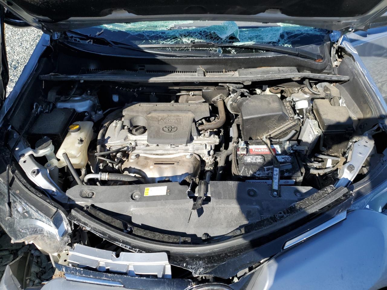 2017 Toyota RAV 4 VIN 2T3WFREV4HW368299 Copart auction photo, front end / rear end damage thumbnail 12