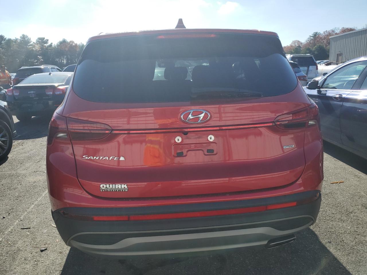 2022 Hyundai Santa Fe VIN 5NMS1DAJ4NH430707 Copart auction photo, front end damage thumbnail 6