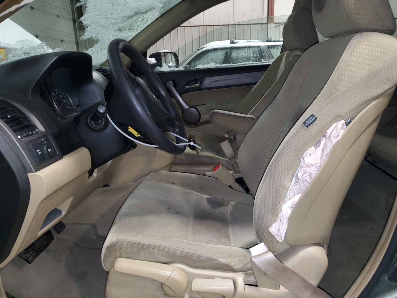 2009 Honda CR-V VIN 5J6RE48529L002564 Copart auction photo, side / front end damage thumbnail 7
