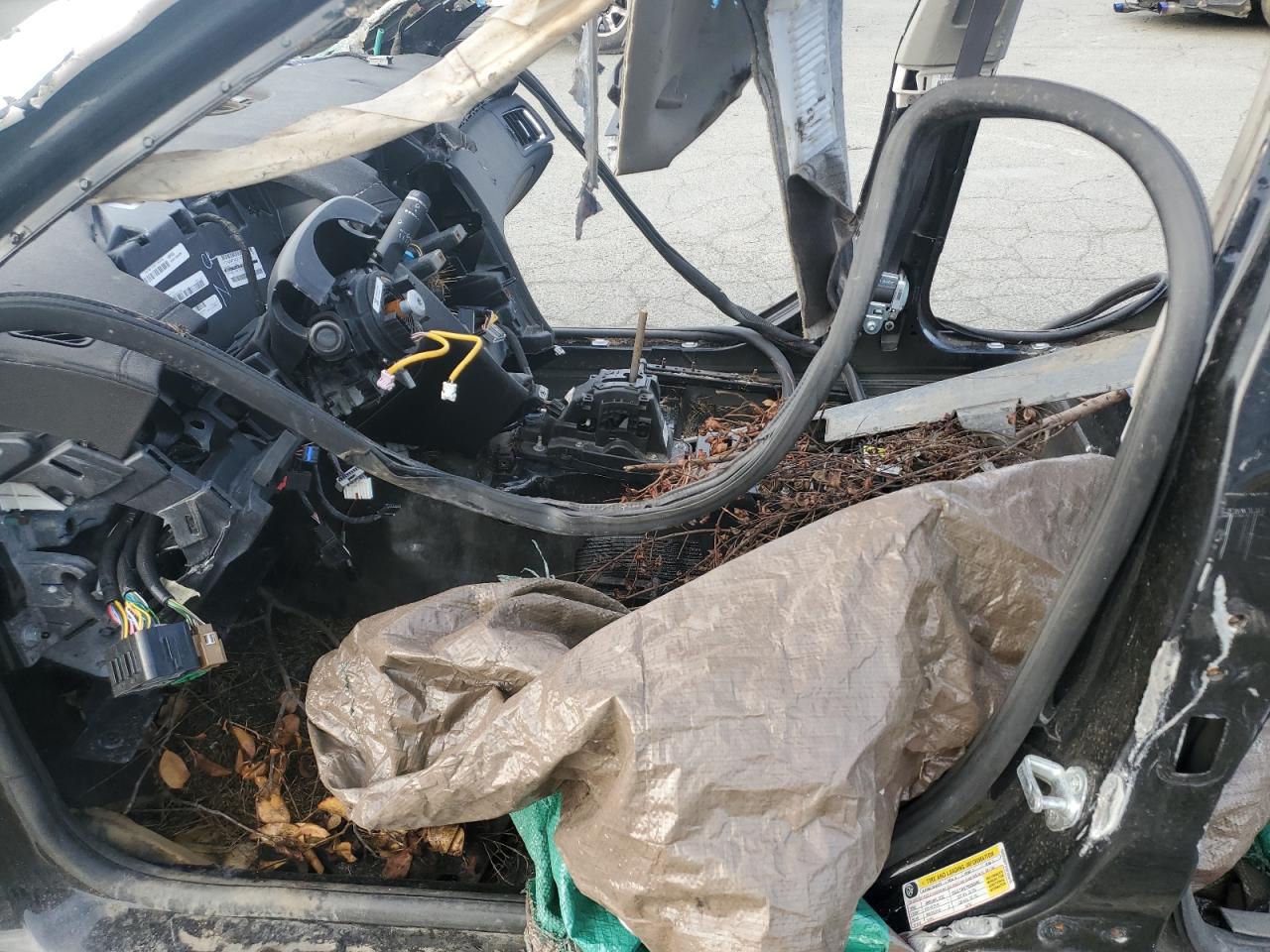 2012 Cadillac CTS VIN 1G6DV5EPXC0105075 Copart auction photo, vandalism / stripped damage thumbnail 7