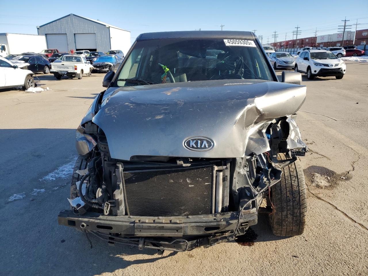 2010 KIA Soul VIN KNDJT2A25A7160259 Copart auction photo, all over damage thumbnail 5