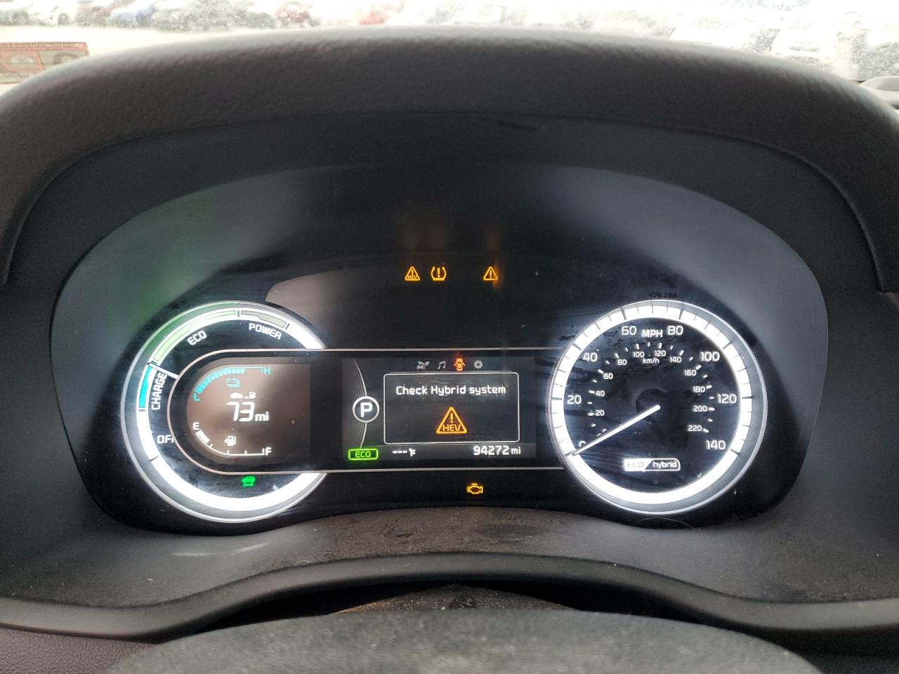 2017 KIA Niro VIN KNDCB3LCXH5094627 Copart auction photo, front end / side damage thumbnail 9