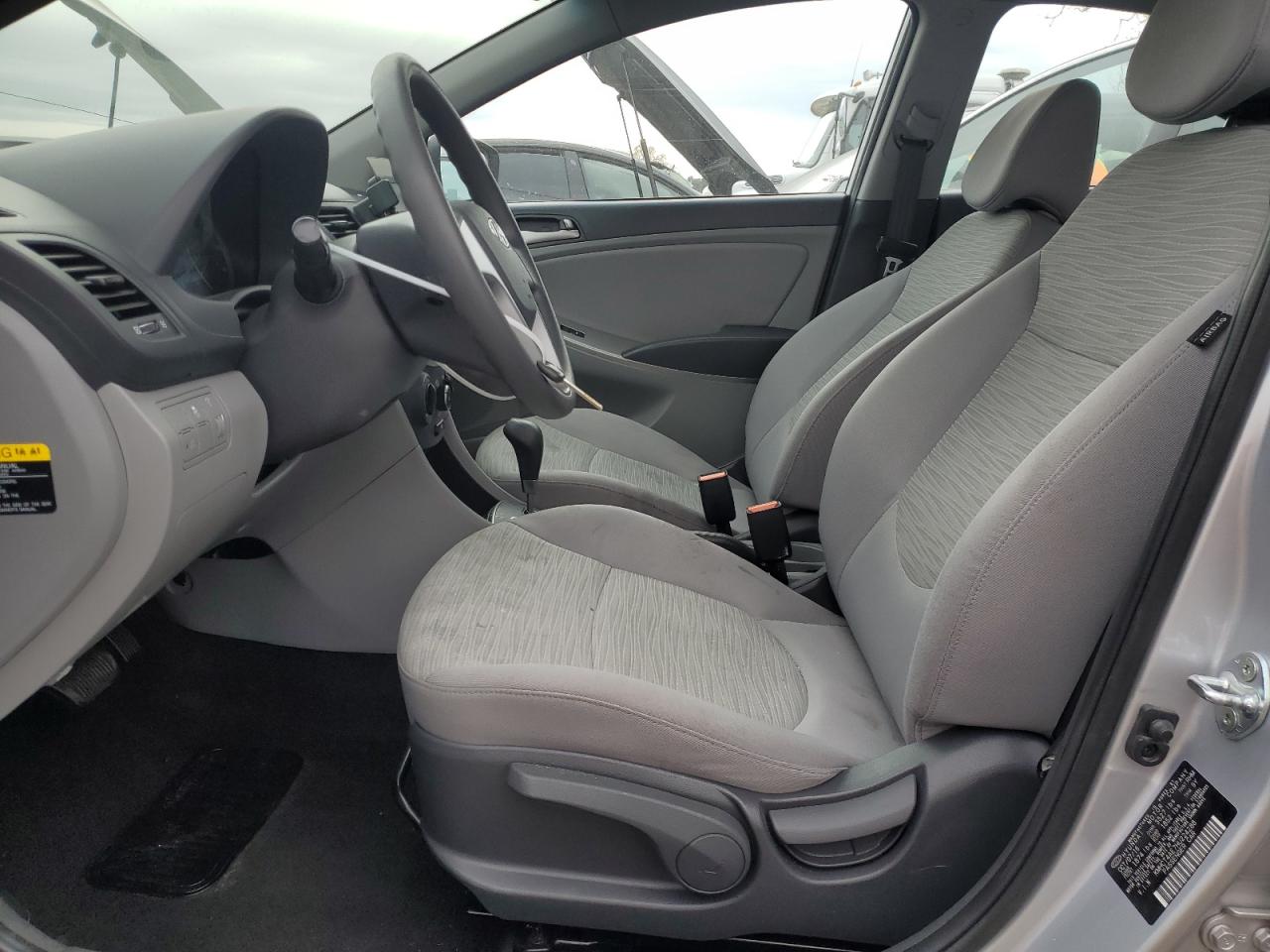 2017 Hyundai Accent VIN KMHCT4AE7HU224288 Copart auction photo, front end damage thumbnail 7