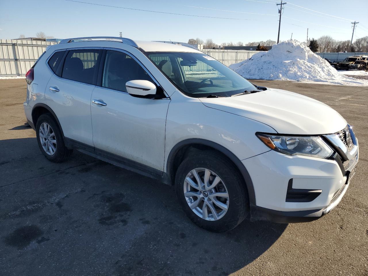 2020 Nissan Rogue VIN KNMAT2MVXLP528749 Copart auction photo, rear end / front end damage thumbnail 4