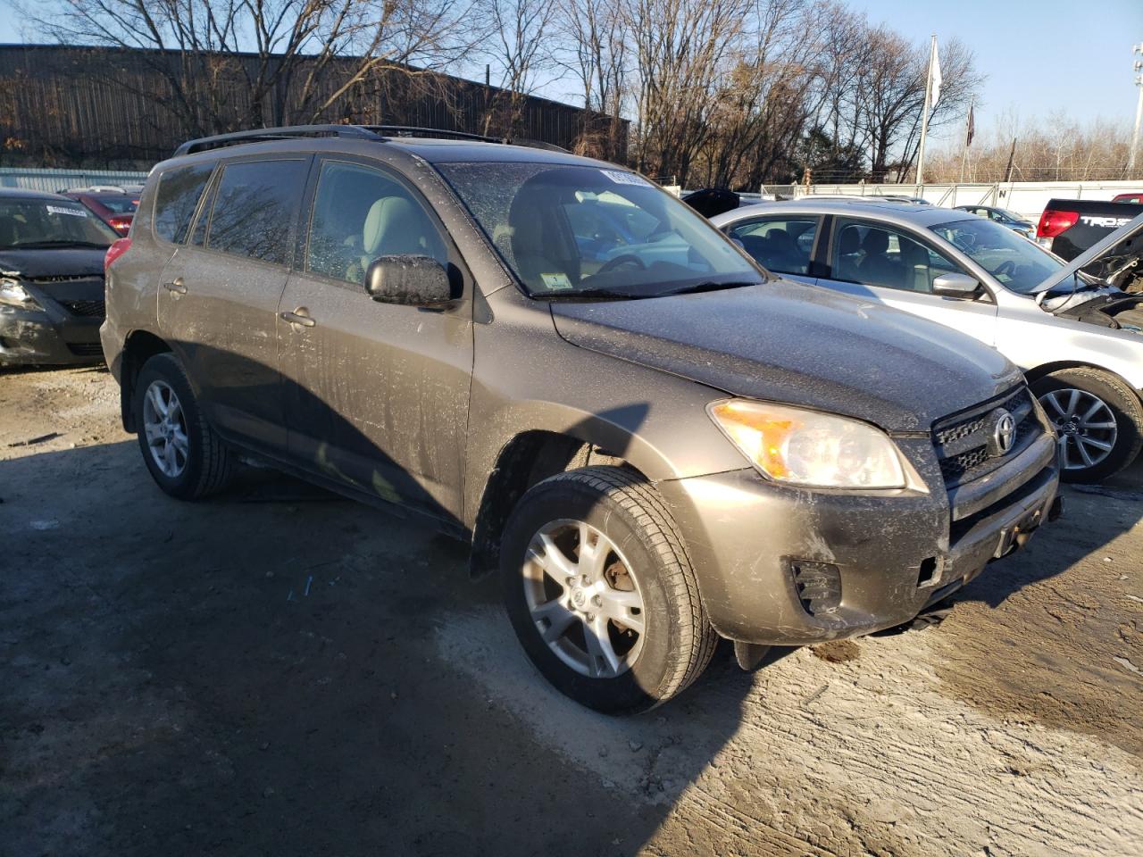 2011 Toyota RAV 4 VIN 2T3BF4DV6BW104687 Copart auction photo, undercarriage / front end damage thumbnail 4