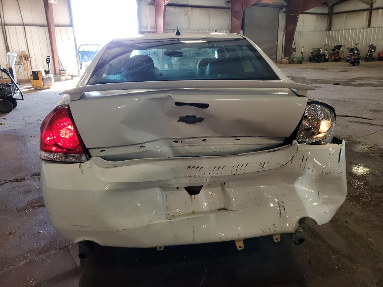 2014 Chevrolet Impala VIN 2G1WC5E3XE1163339 Copart auction photo, rear end / side damage thumbnail 6