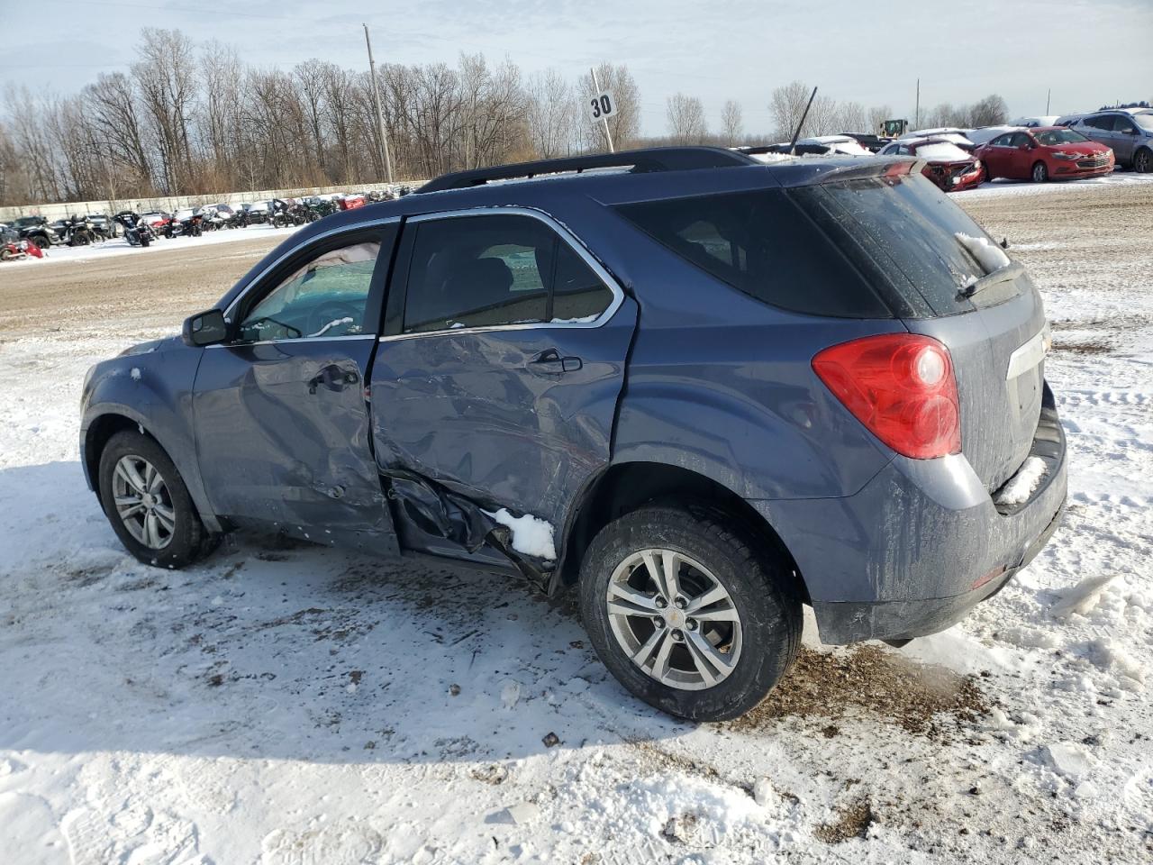 2013 Chevrolet Equinox VIN 2GNALPEK9D6290631 Copart auction photo, side / front end damage thumbnail 2