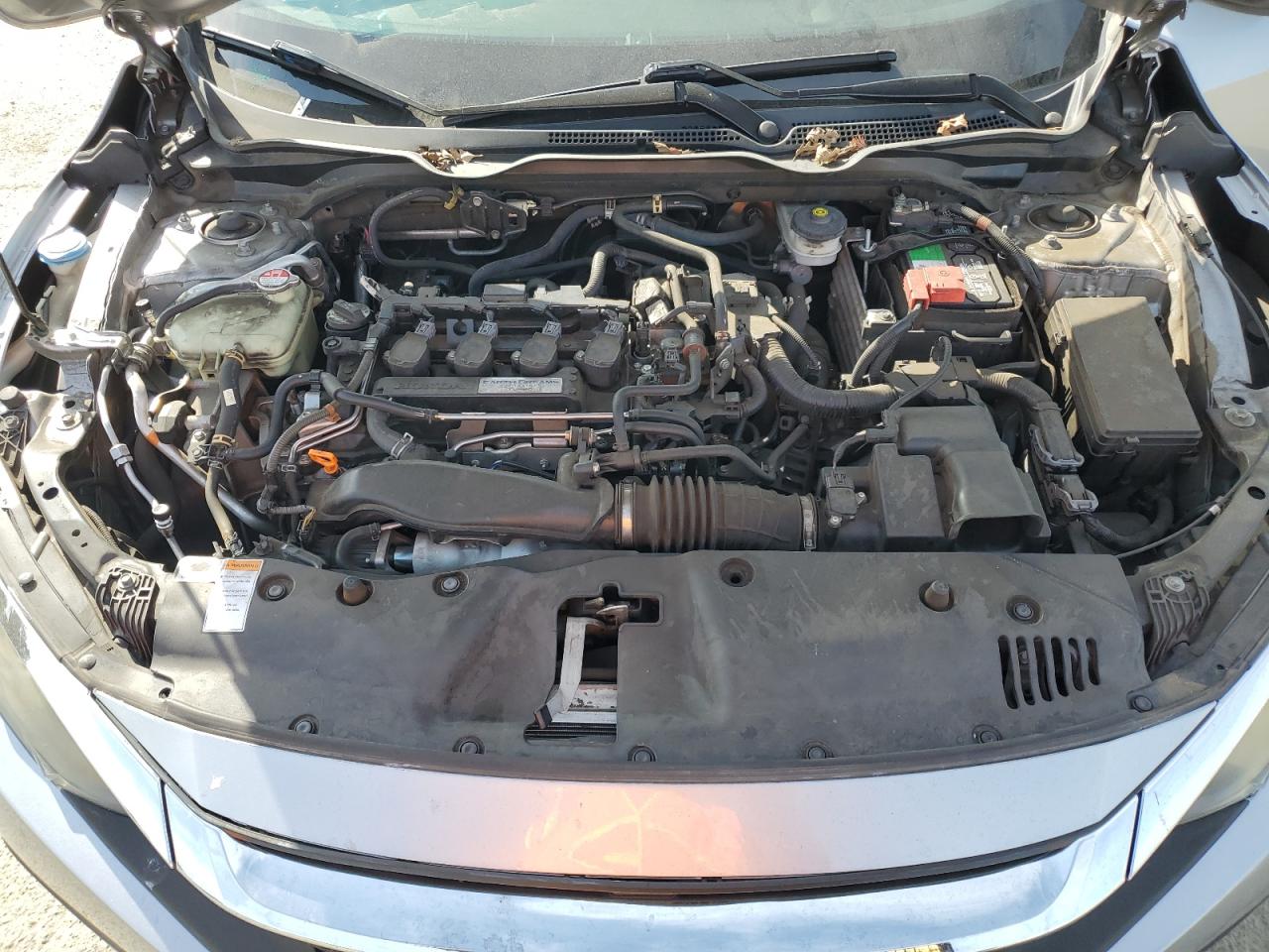 2016 Honda Civic VIN 19XFC1F76GE209448 Copart auction photo, rear end damage thumbnail 11