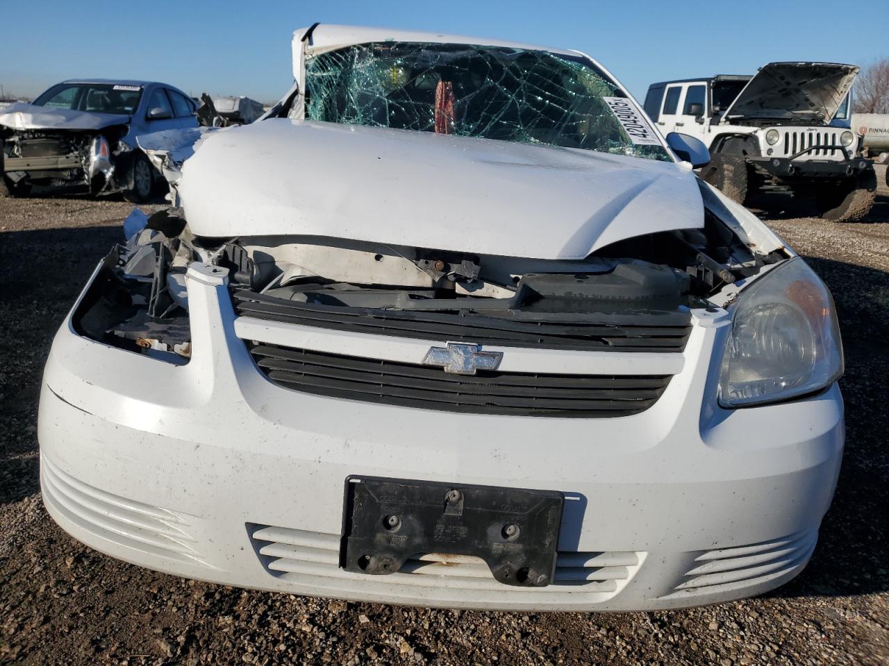 2009 Chevrolet Cobalt VIN 1G1AT18H197281668 Copart auction photo, front end / side damage thumbnail 5