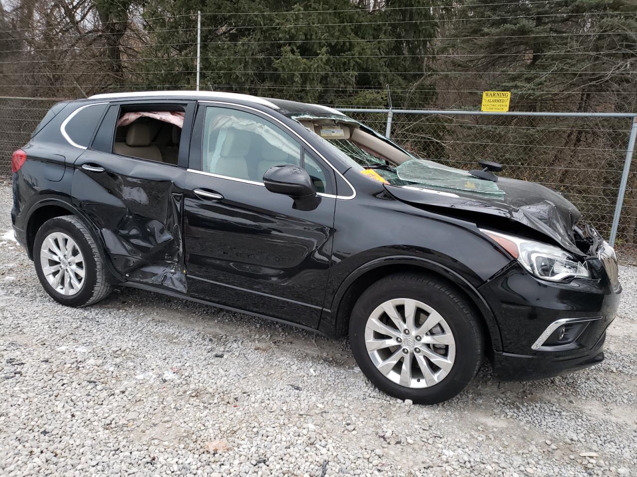2017 Buick Envision VIN LRBFXBSA8HD008440 Copart auction photo, rollover damage thumbnail 4